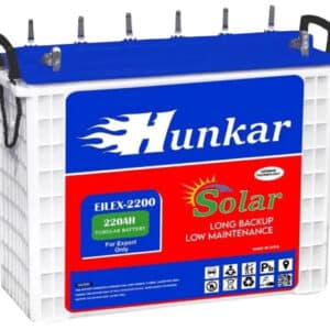 220AH Hunkar Tall Tubular Battery