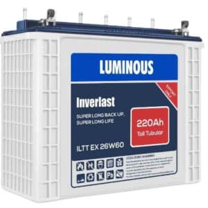 Luminous Inverlast Tall Tubular Battery 220AH